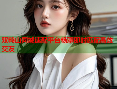 双鸭山同城速配平台畅聊即时匹配高效交友