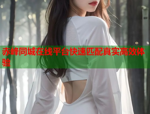赤峰同城在线平台快速匹配真实高效体验