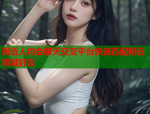 附近人约会聊天交友平台快速匹配附近同城好友
