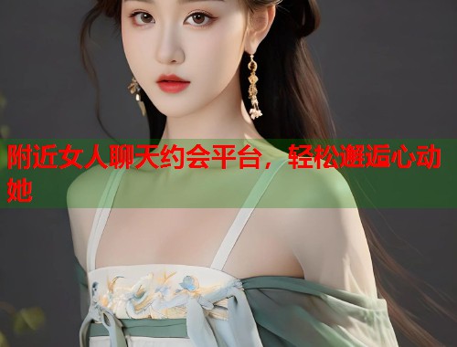 附近女人聊天约会平台，轻松邂逅心动她