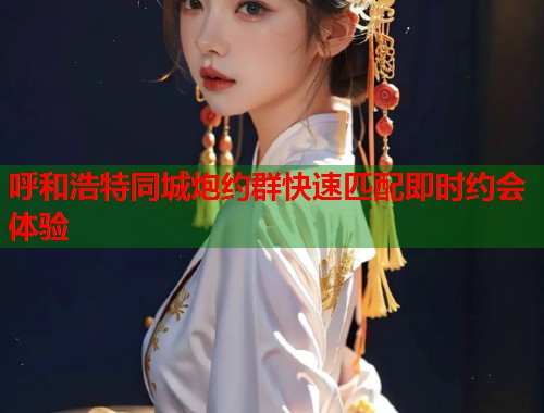 呼和浩特同城炮约群快速匹配即时约会体验 呼和浩特同城炮约群快速匹配即时约会体验